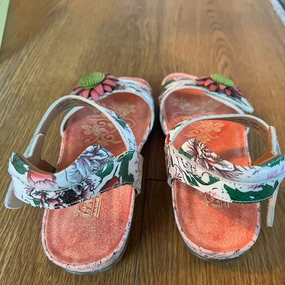 Spring Step Pink and Green Sandals Watermelon Design - Picture 2 of 8